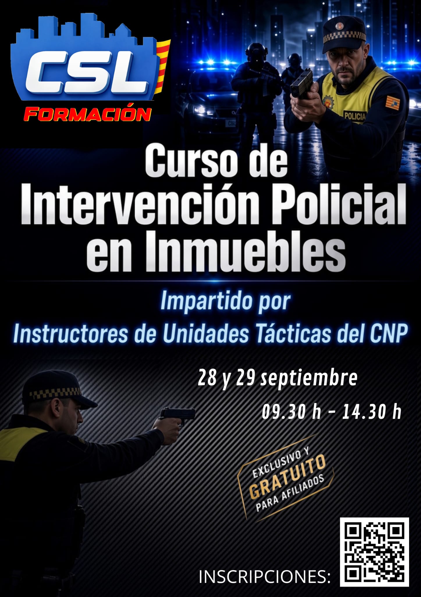 Curso presencial Intervención policial en Inmuebles.