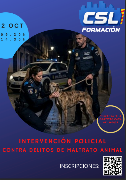Curso de Intervención Policial contra Delitos de Maltrato Animal.